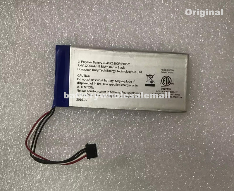 New 8.88Wh 1200mAh 7.4V Battery 324092 For 2ICP4/40/92