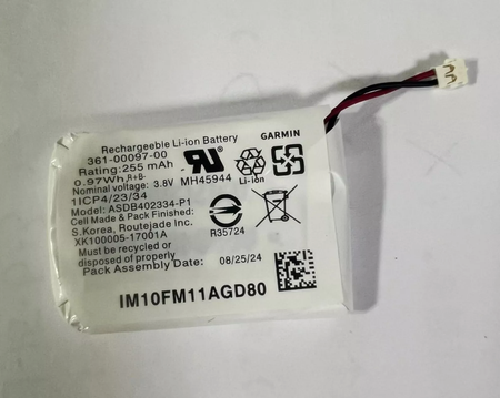 New 255mAh Battery 361-00097-00 ASDB402334-P1 For Garmin Fenix 5