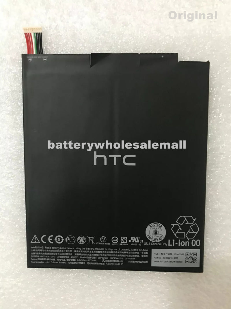 New Original 6700mAh 3.8V Battery B0P82100 BOP82100 For HTC TH1 Google Nexus 9 8.9"