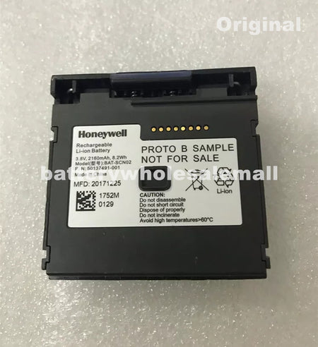 New 2160mAh Battery BAT-SCN02 For Honeywell Scanner 8680i 50137491-001