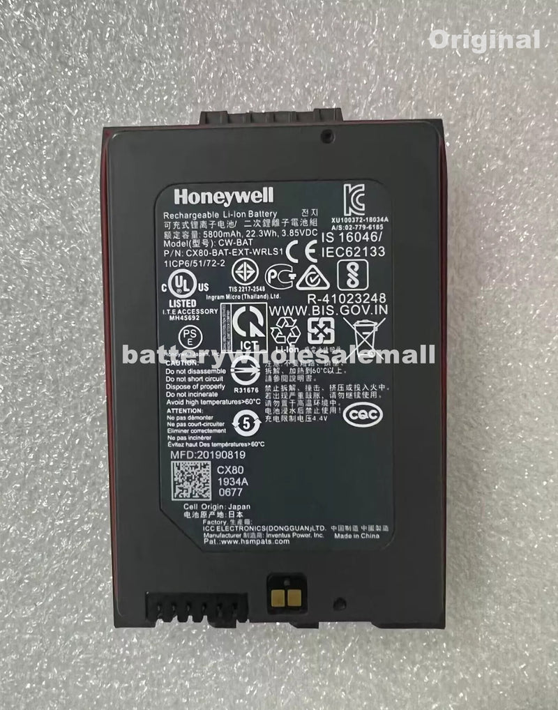 New 5800mAh 3.85V Battery CW-BAT For Honeywell CX80-BAT-EXT-WRLS1