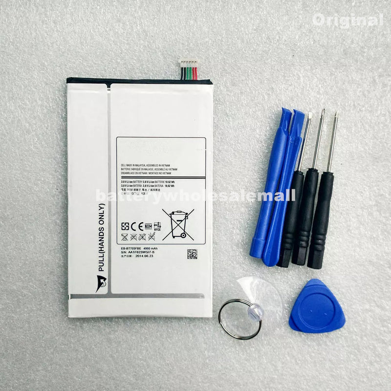 New 4900mAh Battery EB-BT705FBE For Samsung Galaxy Tab S 8.4 T700 T705 + Tools