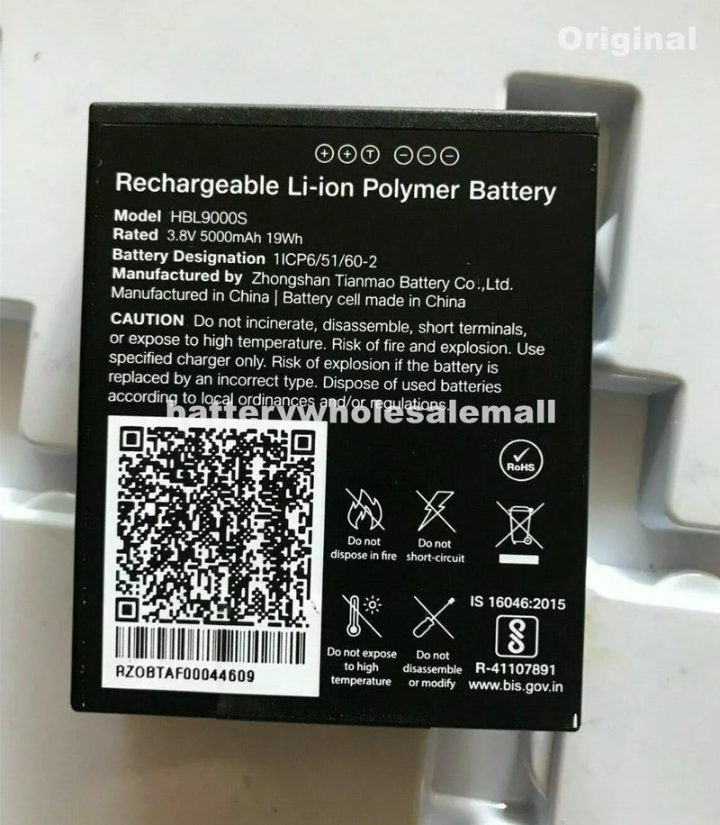 New 5000mAh 3.8V Battery HBL9000S For UROVO i9000s 4G Logistics ERP PDA