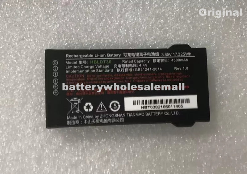 New 4500mAh 17.325Wh 3.85V Rechargeable Battery For HBLDT30