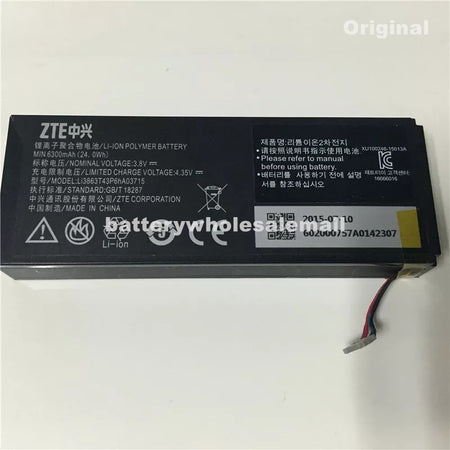 New 6300mAh Li3863T43P6hA03715 Battery For ZTE MF97B MF97G MF97V SPro 2