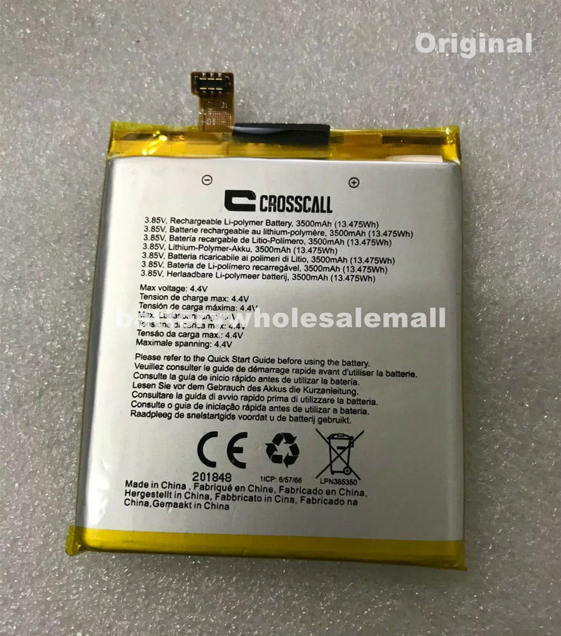 New 3000mAh 3.8V 11.400Wh Li-ion Battery EB-BC115BBE For Crosscall LP38300E