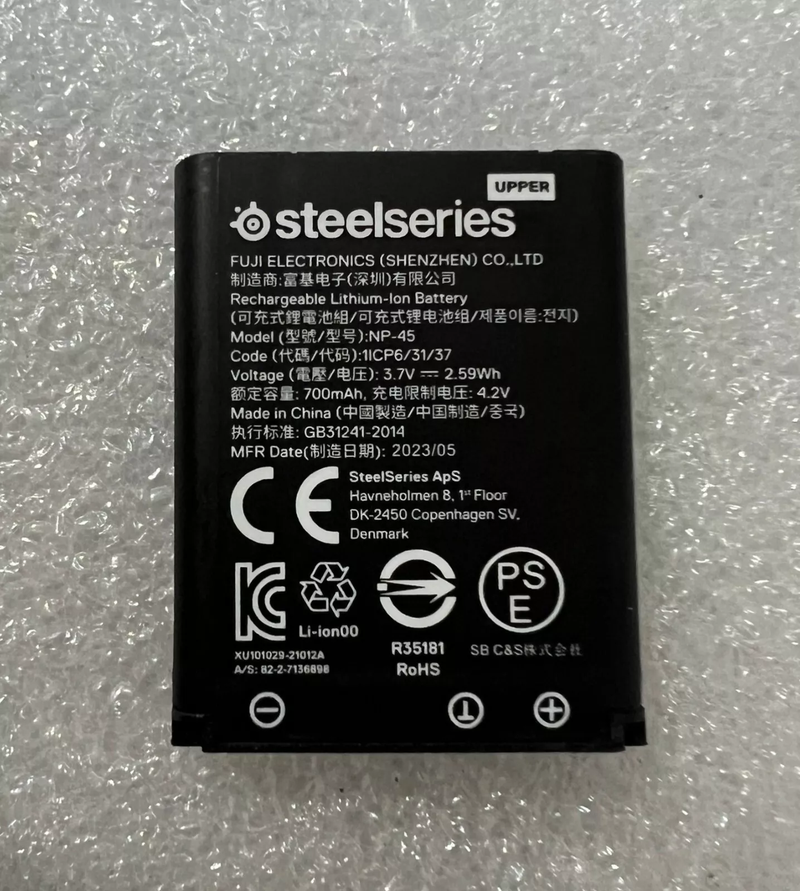 New Original 700mAh Battery NP-45 For SteelSeries Arctis Nova Pro Wireless headset