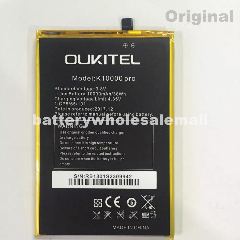 New 10000mAh 3.8V Battery K10000 Pro For Oukitel K10000 Pro