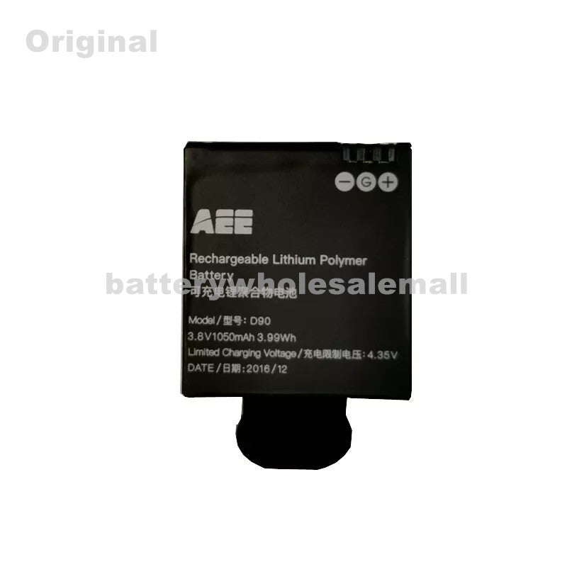 New 1050mAh 3.8V Battery For AEE D90 S90 S91B Lyfe series Sports camera