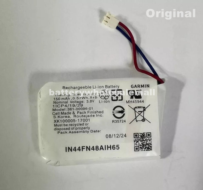 New 150mAh Battery 361-00096-01 For Garmin Fenix 5S Watch