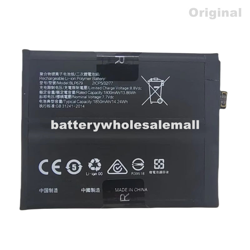 New 1800mAh 7.7V Battery BLP679 For OPPO R17 Pro CPH1877 1877 RX17 Pro