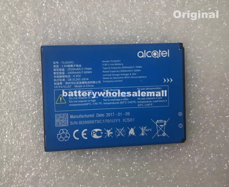 New 2000mAh Battery TLi020F1 For Alcatel PIXI 4 5045D Pop 2 5042D C7 7040 7040D