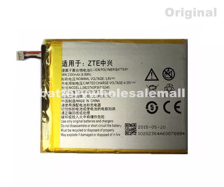 New 2300mAh Battery LI3823T43P3H715345 For ZTE Grand S Flex