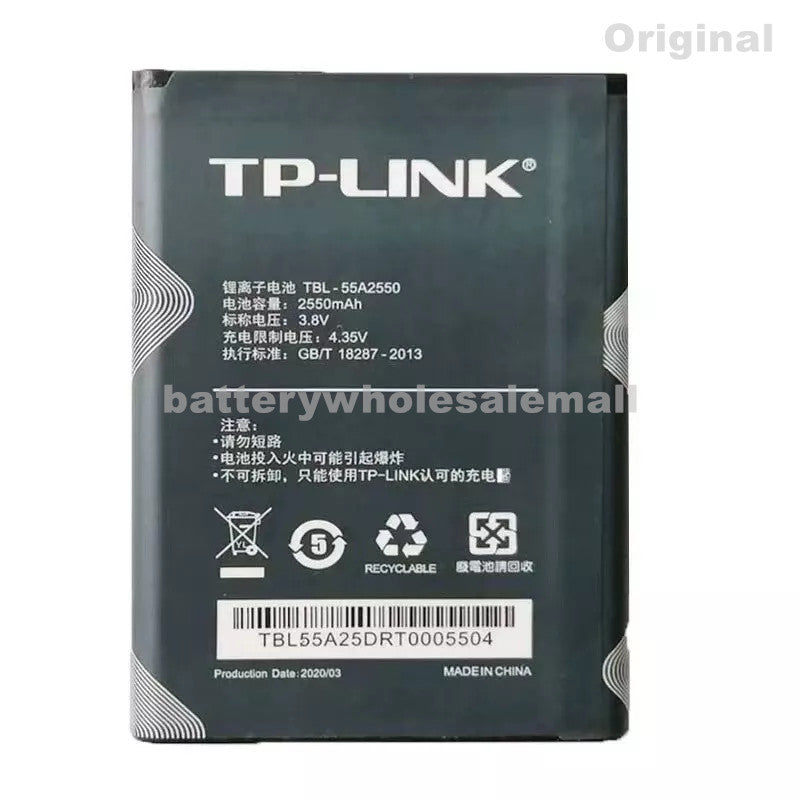 New 2550mAh 3.8V Battery TBL-55A2550 For TP-LINK TL-TR961 M7350