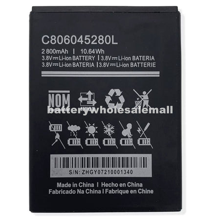 New 2800mAh 10.64Wh 3.8V Battery C806045280L For BLU G6 G0210UU & V7 V0430UU & Vivo X5 V0490UU