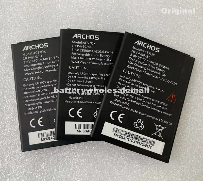 New 2800mAh 3.8V Battery For Archos AC570X