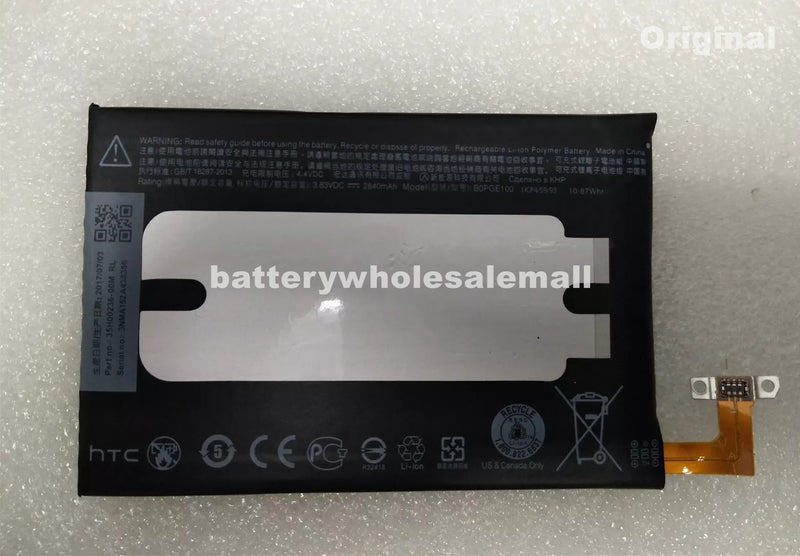 New 2840mAh Battery B0PGE100 For HTC One M9 35H00236-00M