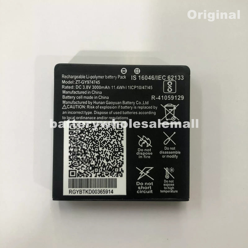 New 3000mAh 11.4Wh 3.8V Rechargeable Battery For JIO ZT-GY974745