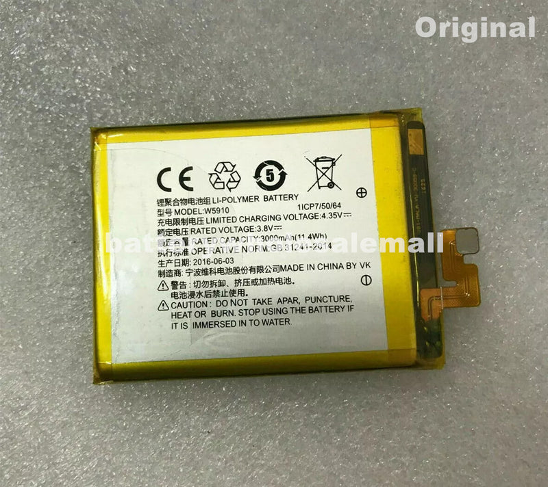 New 3000mAh 11.4Wh 3.8V Rechargeable Battery For VK W5910 1ICP7/50/64