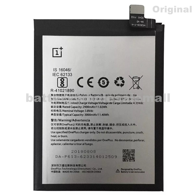 New 3000mAh 3.8V Battery BLP613 For OnePlus One Plus Three 3