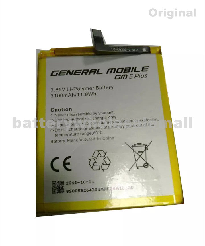 New 3100mAh 11.9Wh 3.85V Replacement Battery For Google GM5 GM 5 Plus