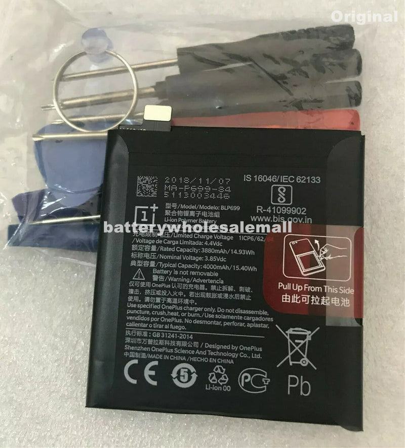 New 3880mAh 3.85V Battery BLP699 For One Plus OnePlus 7 Pro + Nice Tools