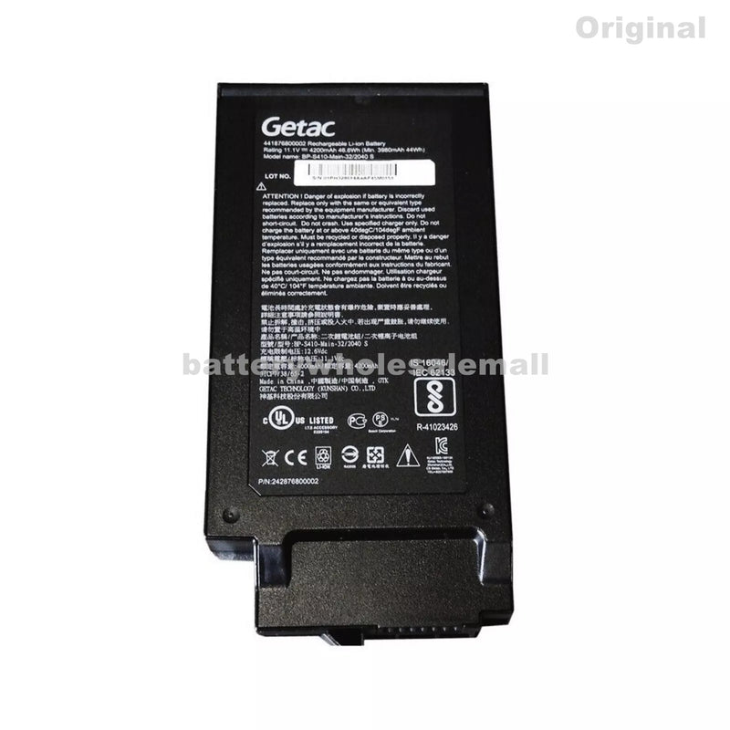 New 4200mAh Battery BP-S410-Main-32/2040 S For Getac Semi-Rugged S410