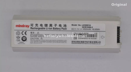 New 4500mAh 11.1V Battery LI23I001A For Mindray Echographe M5 M7 M9 M5T