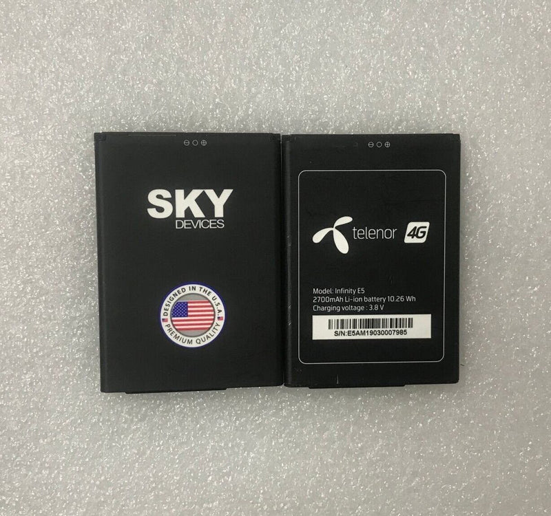 New Original 2700mAh 10.26Wh 3.8V Replacement Battery For SKY Devices Infinity E5