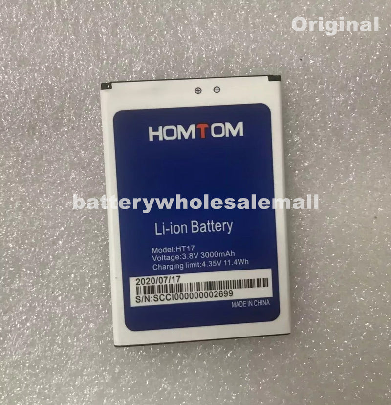 New 3000mAh 3.8V Rechargeable Battery For HOMTOM HT17 & HT17 Pro