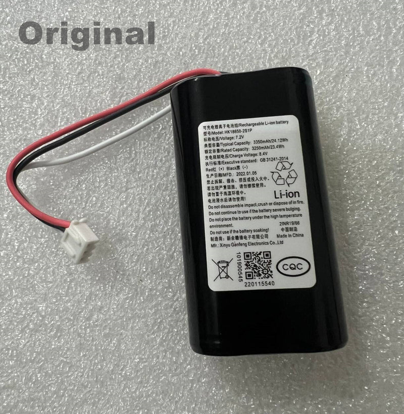 New Original 3350mAh 7.2V Battery HK18650-2S1P For HIKVISION H10