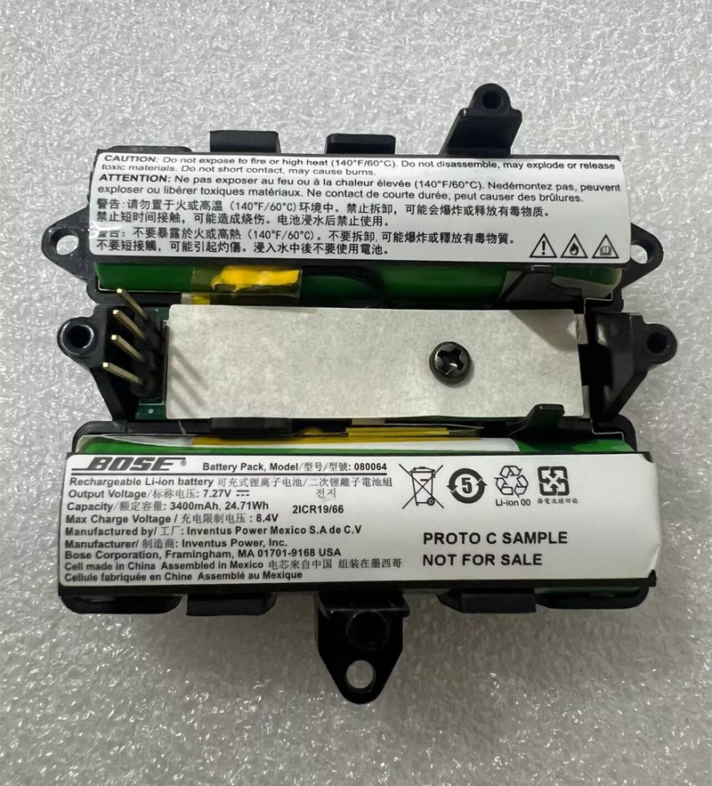 New Original 3400mAh Battery 080064 For BOSE 080061 080063 080064 080065 P/N:829049-0210