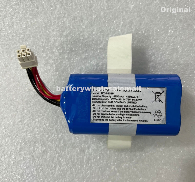 New 4700mAh 69.37Wh 14.76V Battery For BYD N033-4S1P 4INR22/71