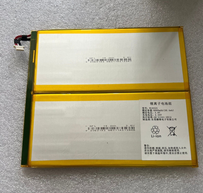 New Original 8000mAh 30.4Wh 3.8V Rechargeable Battery W1032S