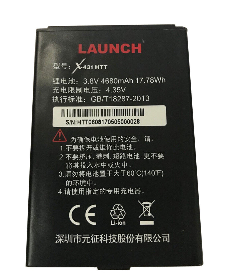 New Original 4680mAh Battery X-431 HTT For Launch X-431 Scanner