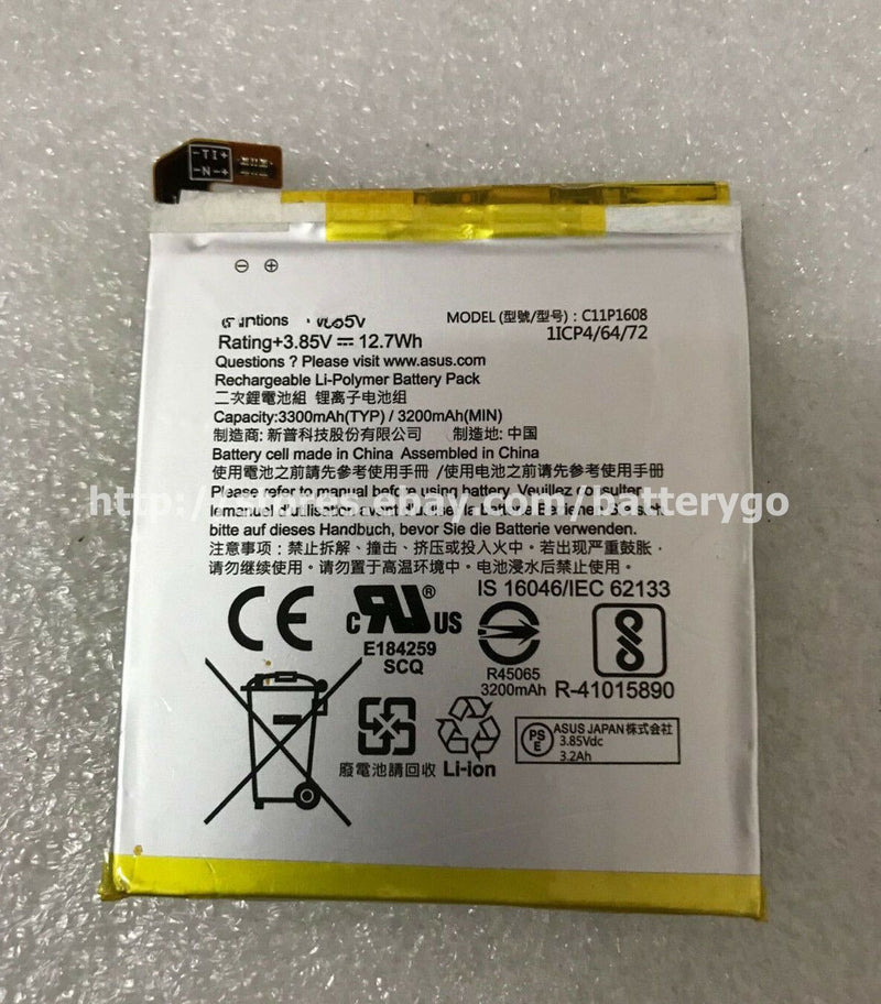 New 12.7Wh Battery C11P1608 For ASUS ZenFone AR ZS571KL A002A / AR V570KL