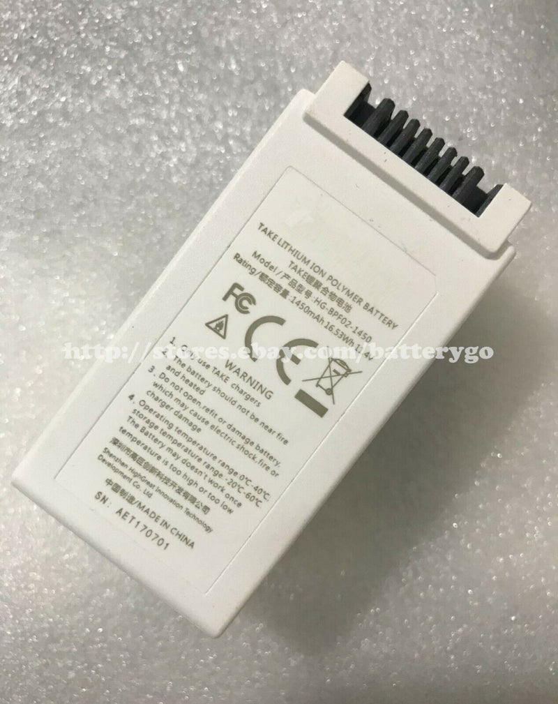 New 1450mAh 16.53Wh 11.4V Battery For High Great HG-BPF02-1450 in White