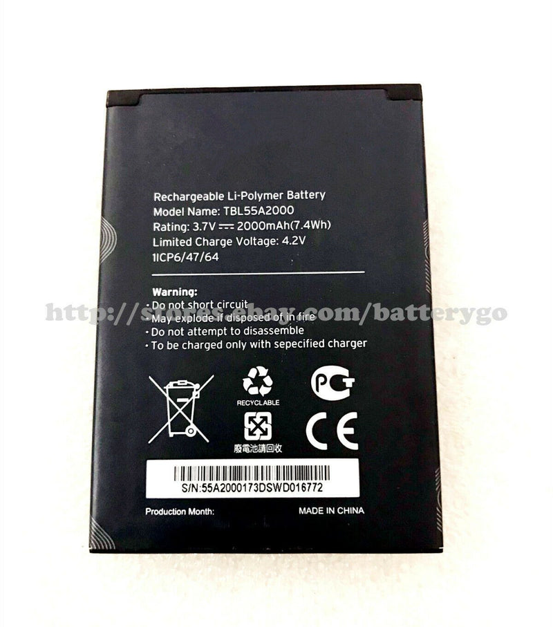 New 2000mAh 7.4Wh 3.7V Rechargeable Battery TBL55A2000 For TP-LINK M7350