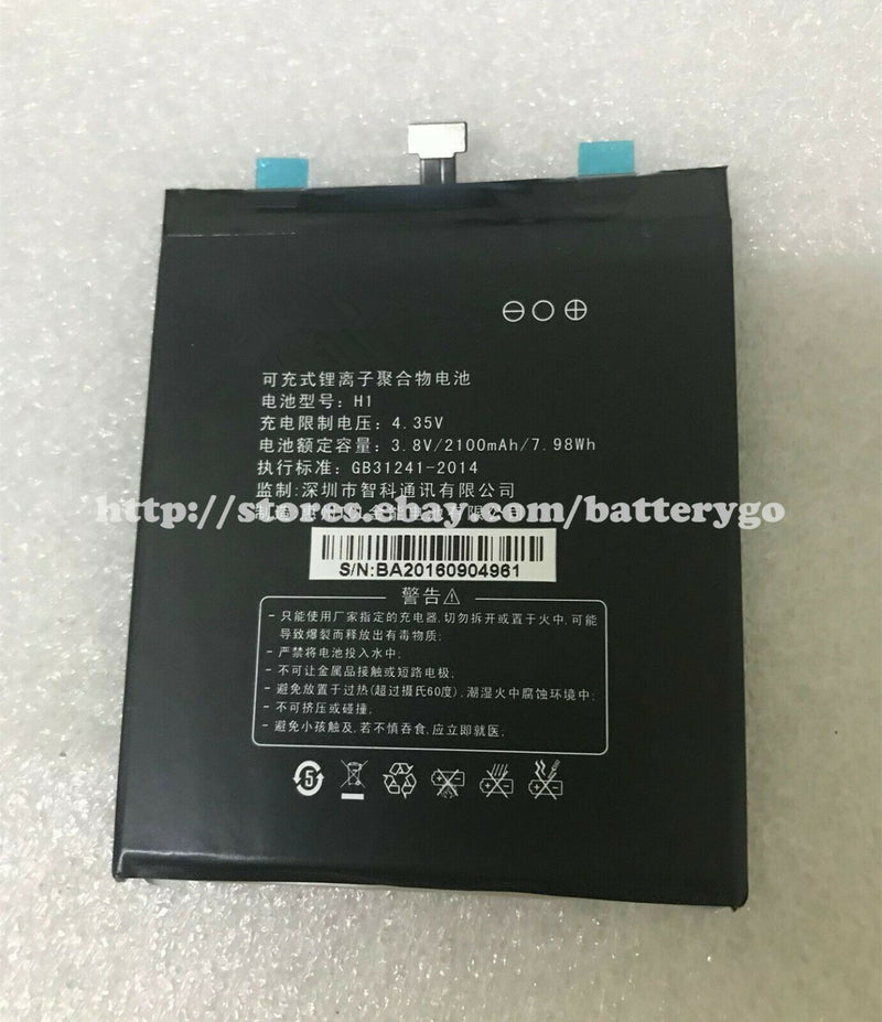 New 2100mAh 7.98Wh 3.8V Rechargeable Battery For Holpe H1