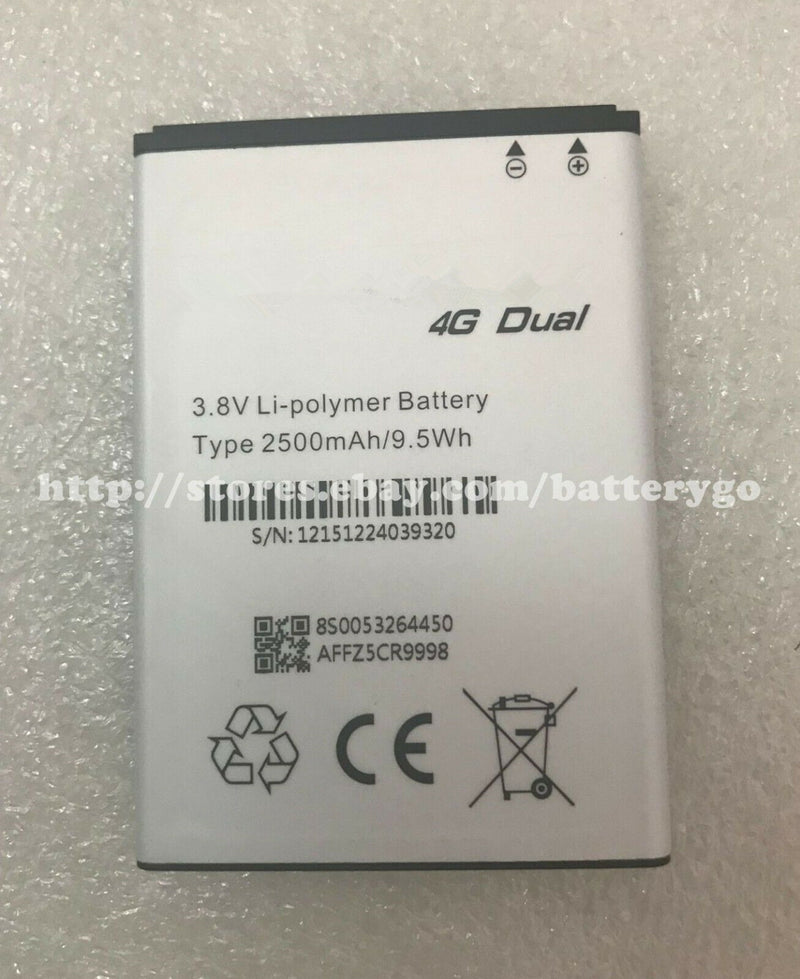 New 2500mAh 9.5Wh 3.8V Replacement Battery For General Mobile 4G Dual