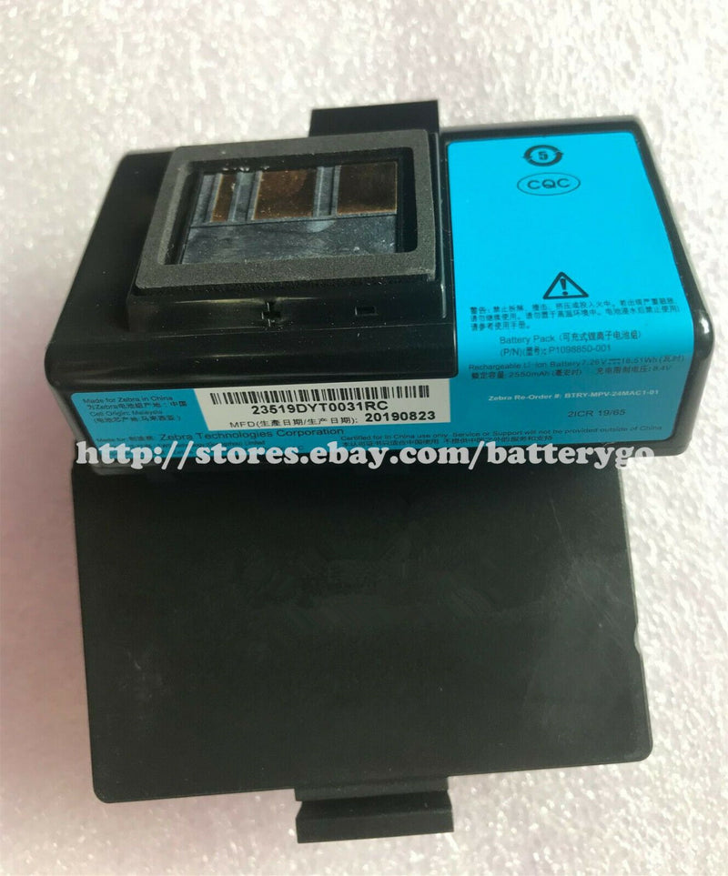 New 2550mAh 7.26V Battery P1098850-001 For Zebra BTRY-MPV-24MAC1-01