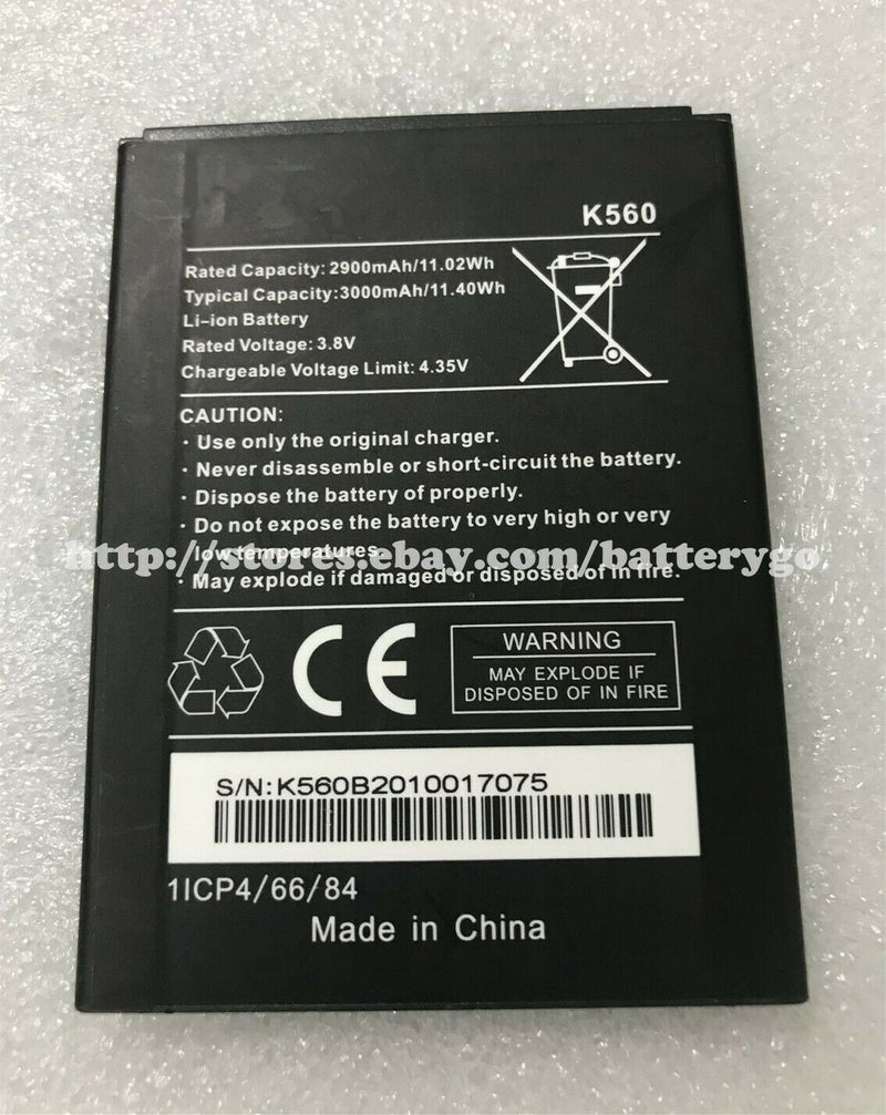 New 3000mAh 11.40Wh 3.8V Battery For Wiko W-K560, Y61 K560