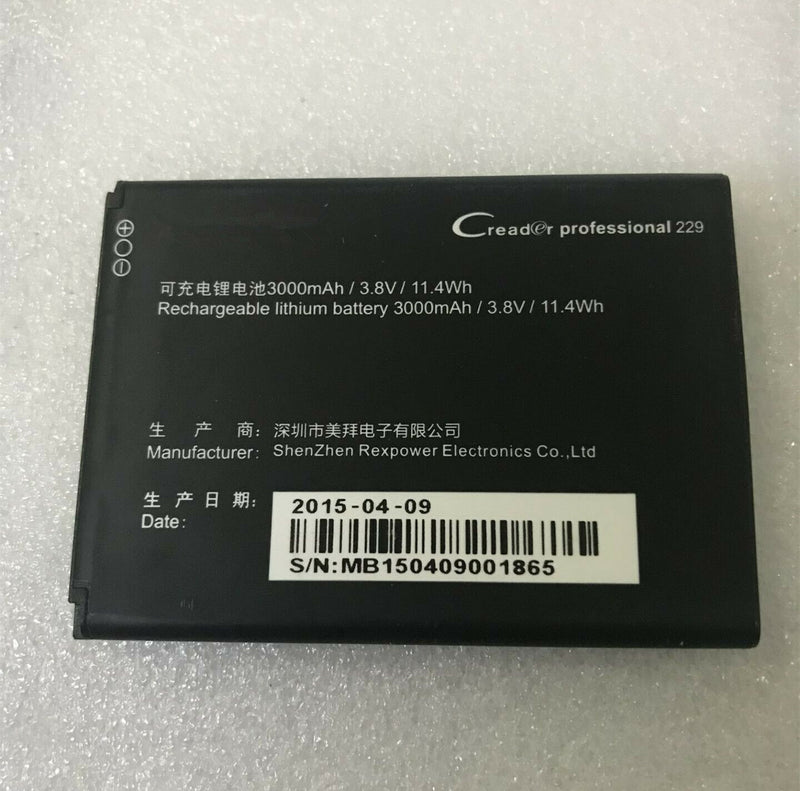 New 3000mAh 11.4Wh 3.8V Battery For Launch Creader Professional 229
