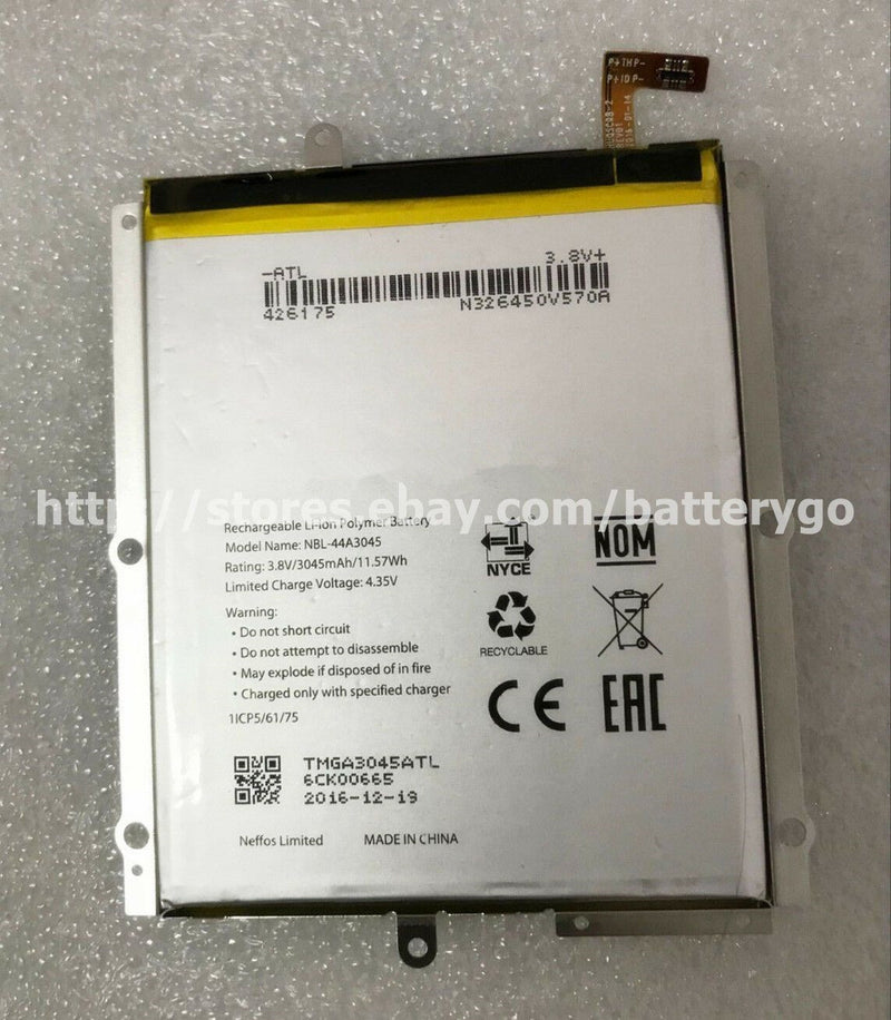 New 3045mAh 3.8V Battery NBL-44A3045 For TP-LINK Neffos C5 Max TP702A B C