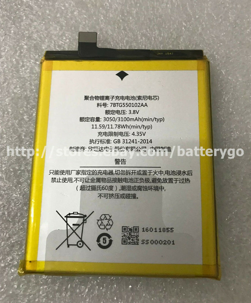 New 3050mAh 11.59Wh 3.8V Battery 7BTG550102AA For Huatune G55