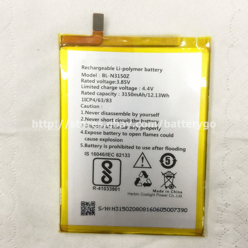 New 3150mAh 3.85V Replacement Battery BL-N3150Z For BLU VIVO XL 2