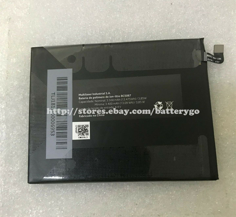 New 3500mAh 13.47Wh 3.85V Rechargeable Battery For MULTILASER 376581