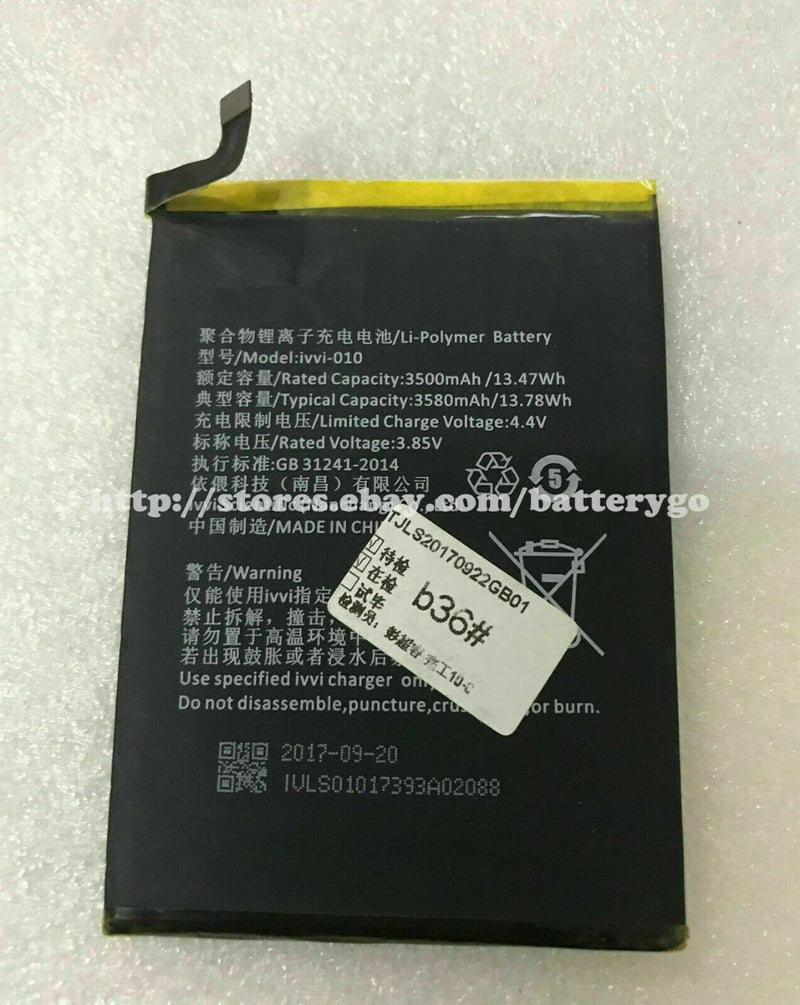 New 3500mAh 13.47Wh 3.85V Rechargeable Battery For ivvi ivvi-010