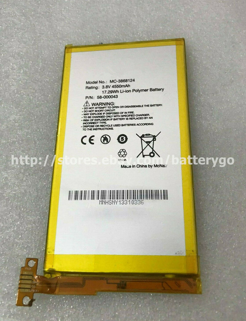 New 4550mAh 3.8V Battery MC-3868124 58-00043 For Amazon Kind Fire HDX7