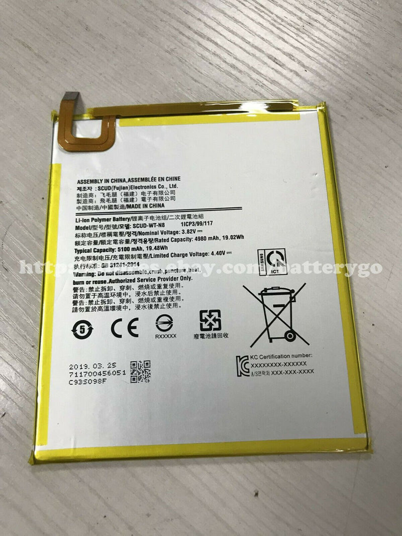 New 4980mAh Battery SCUD-WT-N8 For Samsung Galaxy Tab A 8" (2019)